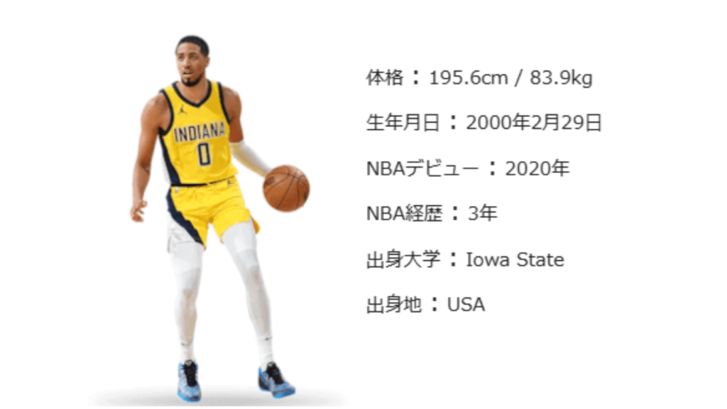 タイリース　ハリバートン NBA アシスト王 スーパースター PG